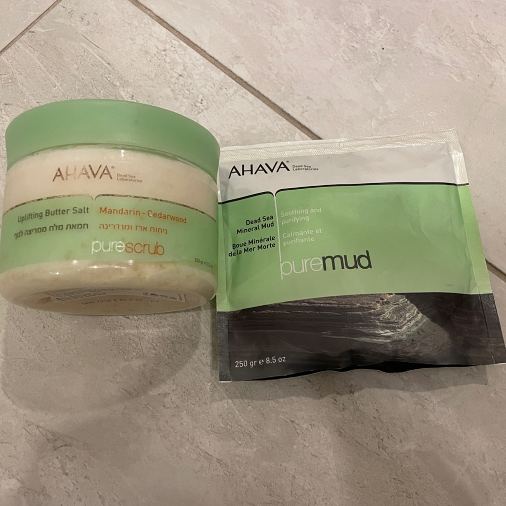 Ahava Pure Scrub and Pure Mud